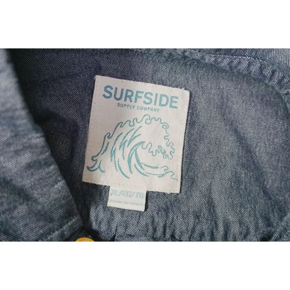 Surfside Supply Button Down Shirt - Men's Size L